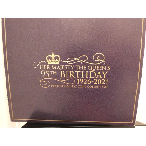 66 - 'Her Majesty the Queen's 95th Birthday 1926 - 2021' photographic proof coin collection, country of i... 