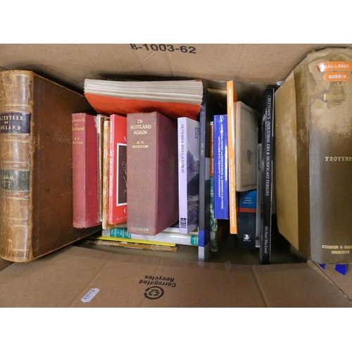 116 - Two cartons containing local interest antiquarian and later books to include The History of the Colv... 