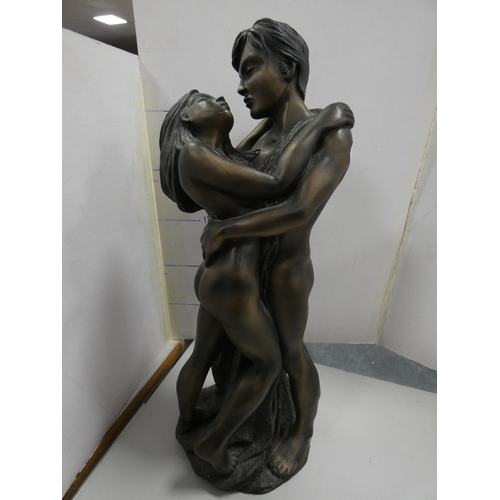 155 - Group of contemporary figure groups of couples embracing.  (4)