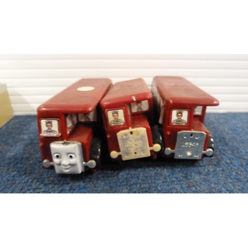 18 - Two cartons containing a large quantity of playworn diecast and other vehicles to include Matchbox e... 