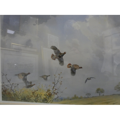 186 - After JC HarrisonFlying mallardLimited edition print and another print after Archibald Thorburn of a... 