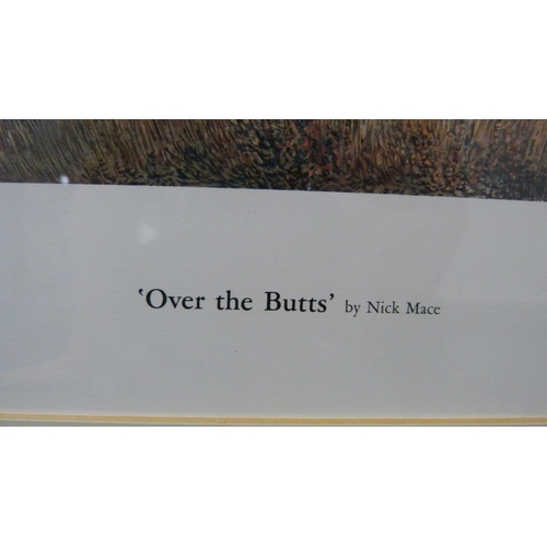 229 - Nick Mace'Over the Butts'Pencil signed artist's proof print, no. 91 of 275, another pencil signed li... 