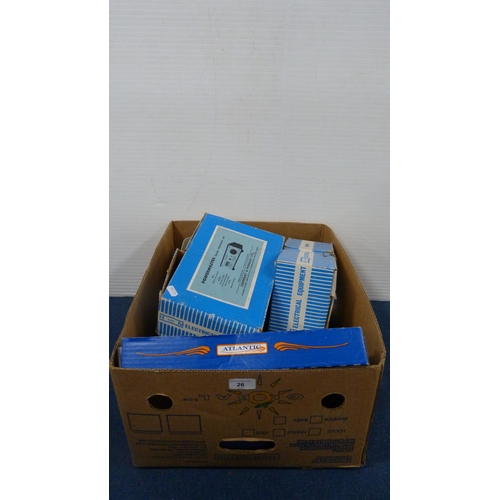 26 - Carton containing various loose OO gauge tankers and tenders, boxed Hammant & Morgan Power Maste... 