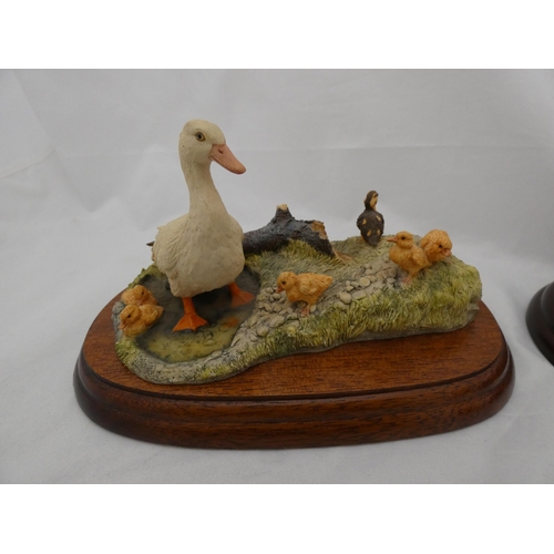 266 - Assorted Border Fine Arts small animal groups to include examples sculpted by Anne Wall and David Wa... 