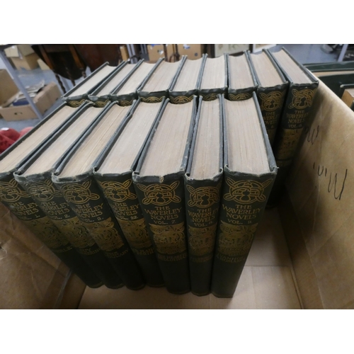 319 - Twenty-five volumes of the Waverley novels by Sir Walter Scott, published by the Caxton Publishing C... 