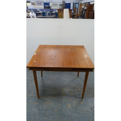 358 - Teak pull-out dining table.