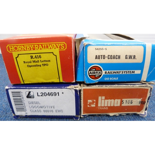 36 - Collection of OO gauge Intercity coaches, boxed and loose examples, to include Lima EWS 66016, Hornb... 