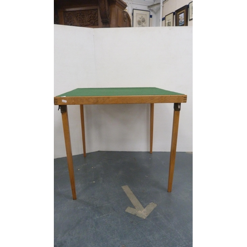 400 - Folding card table.