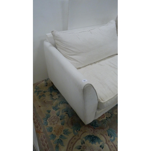 402 - Large contemporary upholstered sofa.