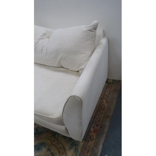 402 - Large contemporary upholstered sofa.