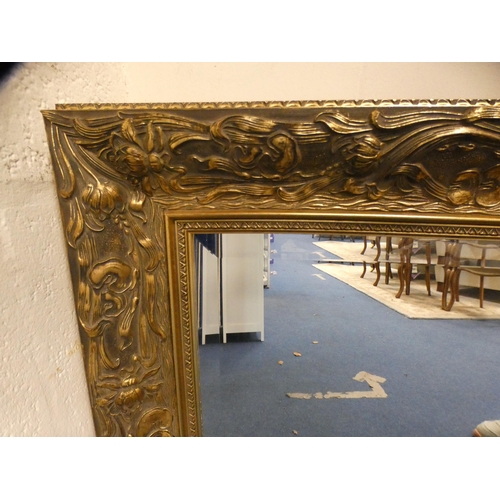 426 - Contemporary gilt-framed wall mirror.