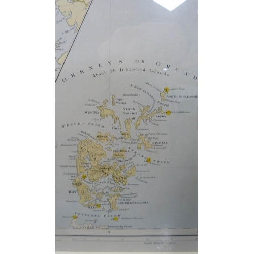 81 - Two maps of Scotland published by Letts & Son, London.  (2)