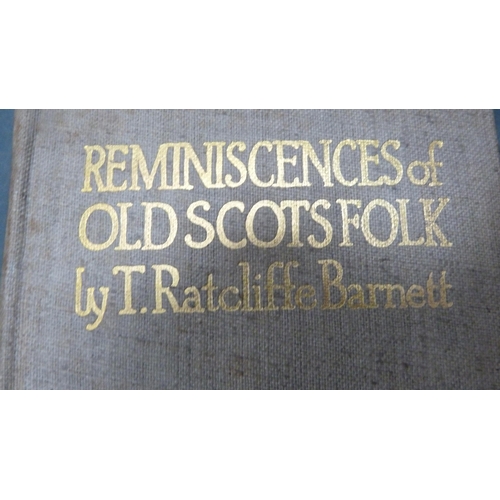 88 - Books to include Reminiscences of Old Scots Folk by T Ratcliffe Barnett, Victor Hugo novels etc.&nbs... 