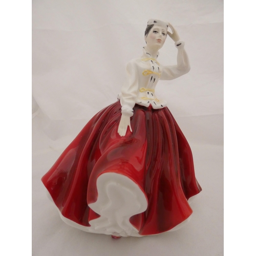 59 - Four Royal Doulton figures to include 'Emily' HN 3688, 'Katherine' HN 3708', 'Patricia' HN 3365, and... 