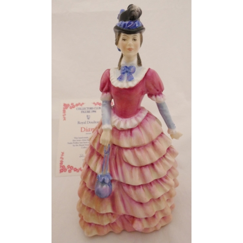 60 - Four Royal Doulton figures to include 'Fiona' HN 3748, 'Pauline' HN 3643, 'Holly' HN 3647, and 'Dian... 