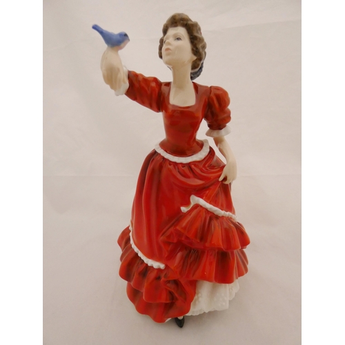 60 - Four Royal Doulton figures to include 'Fiona' HN 3748, 'Pauline' HN 3643, 'Holly' HN 3647, and 'Dian... 