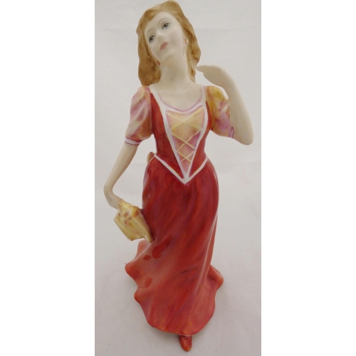 62 - Five Royal Doulton figures to include 'Ashley' HN 3420, 'Jennifer' HN 3447, 'Helen' HN 3601', 'Patri... 