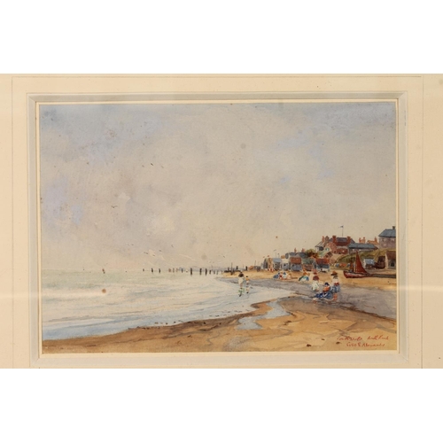 431 - GEORGE EDWARD ALEXANDER (1865-1931), Southwold North Beach, watercolour, signed lower right, 20cm x ... 