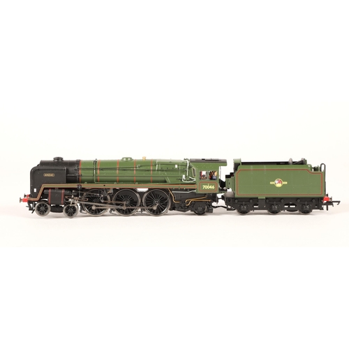 221 - Hornby 00 gauge model railways R3643 Late BR Britannia Class Anzac No. 70046, boxed