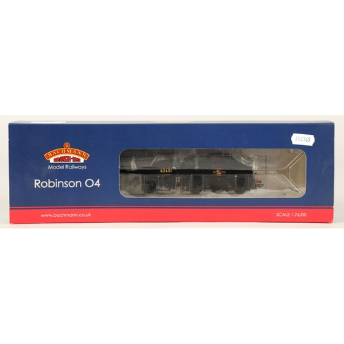 223 - Bachmann Branch-Line 31-001 Robinson 04 63601 BR Black Late Crest, boxed