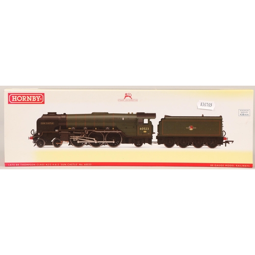 225 - Hornby 00 gauge model railways R3835 Late BR Thompson CLass A2/3 4-6-2 Sun Castle No. 60523, boxed