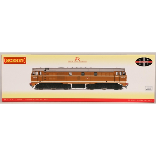 243 - Hornby 00 gauge model railways R3674 BR Class 31 Golden Ochre No. D5579 Kernow Exclusive, boxed