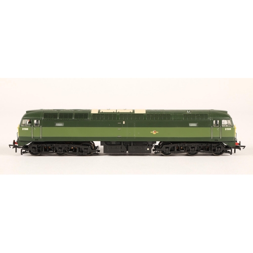 245 - Bachmann Branch-Line 00 gauge model railways 32-800 Class 47 Diesel D1500 Two Tone Green Half Yellow... 