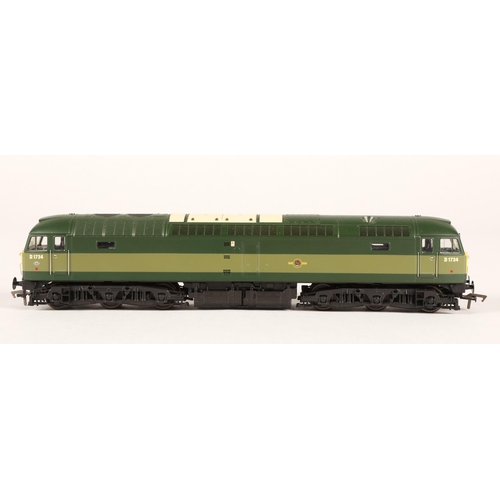 247 - Heljan 00 gauge model railways 4750 D1734 Two Tone Green, boxed