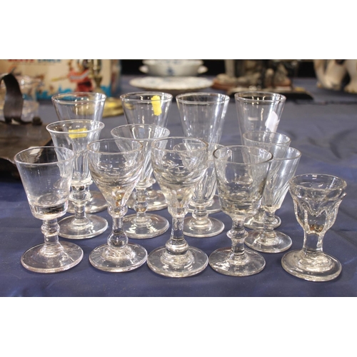 132 - Antique drinking glasses incl. toastmasters glasses etc. (qty)