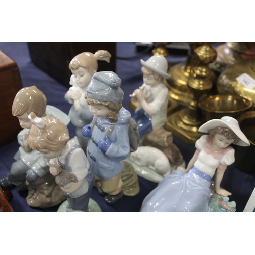 143 - Nao and other porcelain figurines (qty)