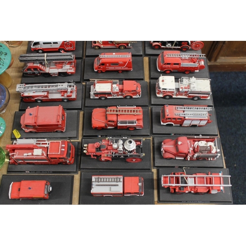 178 - Diecast model fire engines, two boxed.