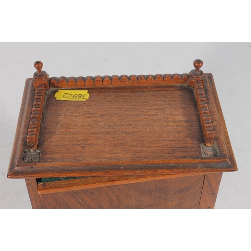 200 - P Orr & Sons of Madras, a French made drum clock held in Indian rosewood case, 18cm tall.