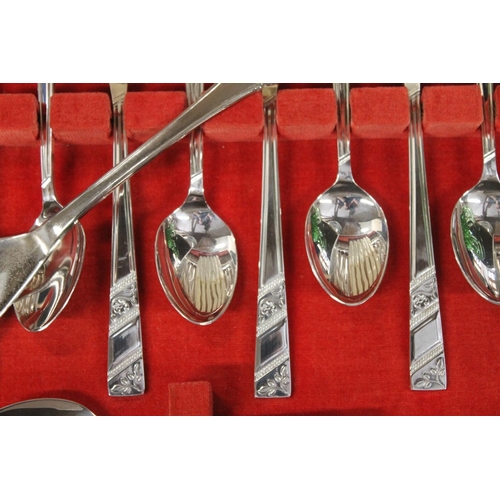 68 - Viners Silver Rose flatware.