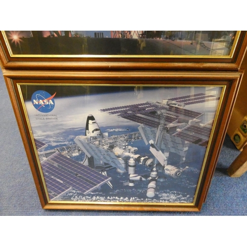 252 - Three modern Nasa space shuttle prints.