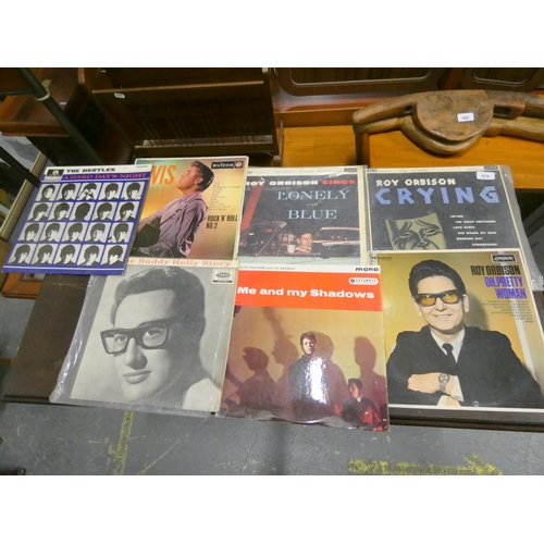 470 - Various records including Beatles, Roy Orbison, Cliff Richard, Buddy Holly.