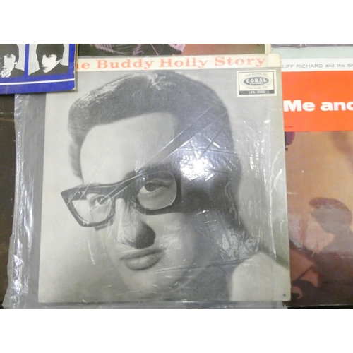 470 - Various records including Beatles, Roy Orbison, Cliff Richard, Buddy Holly.