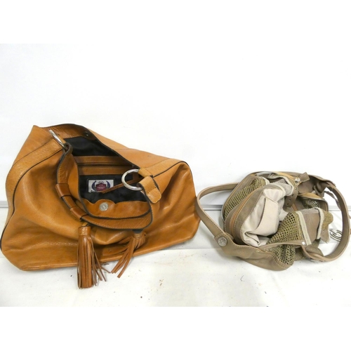 88 - Gianni Conti fashion handbag and Osprey of London leather handbag.