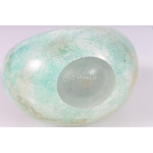 255 - Mdina iridescent art glass vase, H20cm.