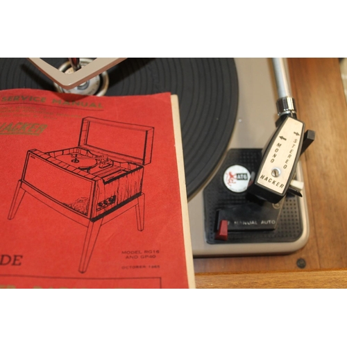 380 - Antique Hacker record player.