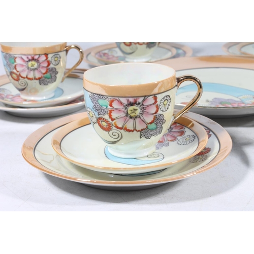 95 - Japanese egg shell China teaset.