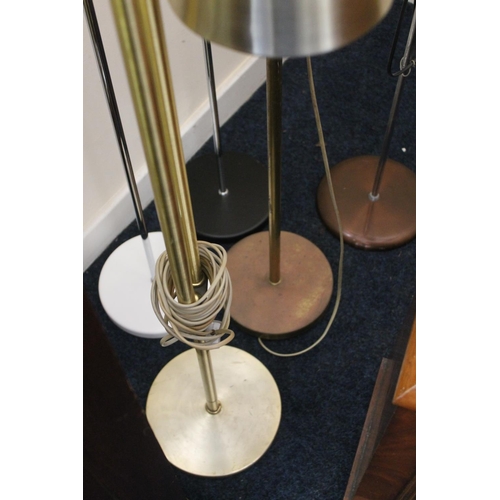 632 - Collection of Scandinavian floor standing lamps