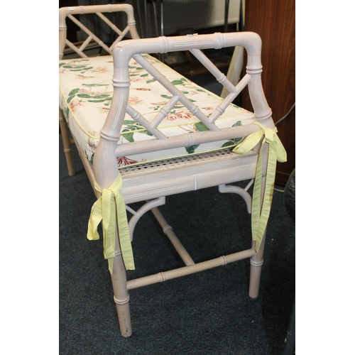 647 - Two seater conservatory bench