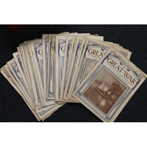 88 - 'The Great War' ten volume set together with a selection of loose Great War magazines (qty)