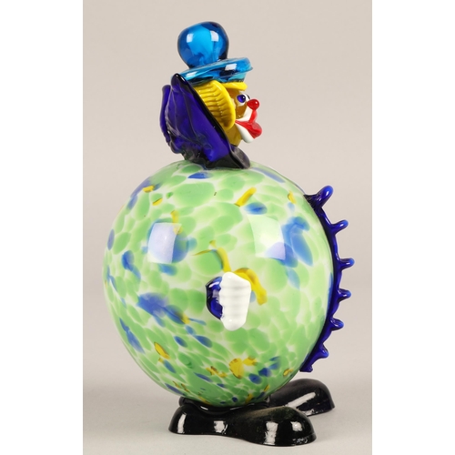 23 - Murano glass clown, 22cm h...