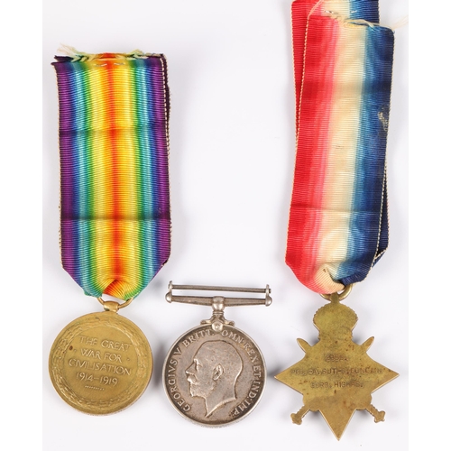 75 - Medals of 2959 Sergeant G Duncan of the Gordon Highlanders comprising WWI war medal, victory medal [... 