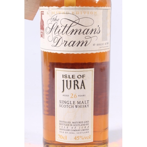 1428 - ISLE OF JURA The Stillman's Dram 26 year old single malt Scotch whisky, limited edition number 195 o... 