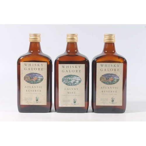 1435 - Two bottles of WHISKY GALORE Atlantic Reserve 15 year old blended Scotch whisky by SS Politician PLC... 