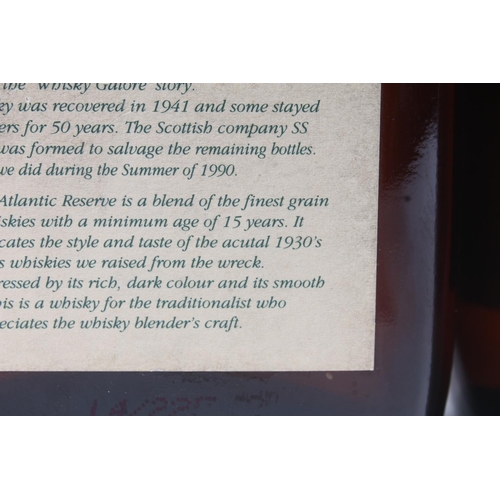 1435 - Two bottles of WHISKY GALORE Atlantic Reserve 15 year old blended Scotch whisky by SS Politician PLC... 