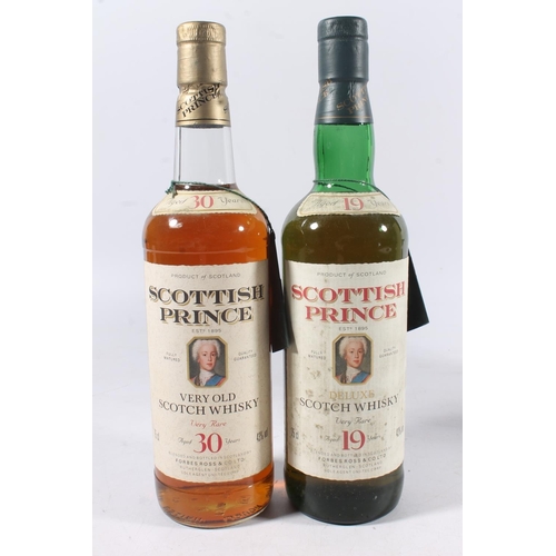 1438 - SCOTTISH PRINCE 30 year old blended Scotch whisky bottled by Forbes Ross & Co Ltd, 75cl 43% abv.... 