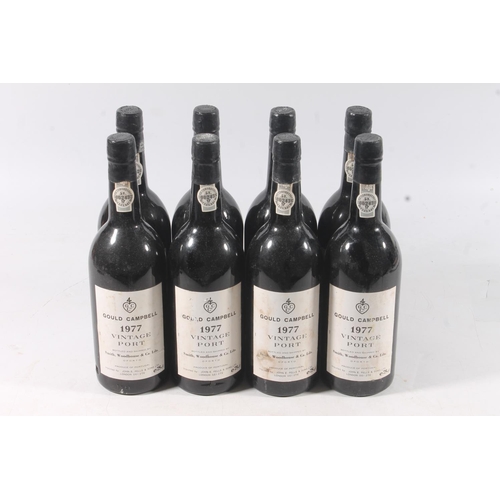 1440 - Eight bottles of GOULD CAMPBELL 1977 vintage port, bottled and shipped by Smith, Woodhouse & Ca.... 